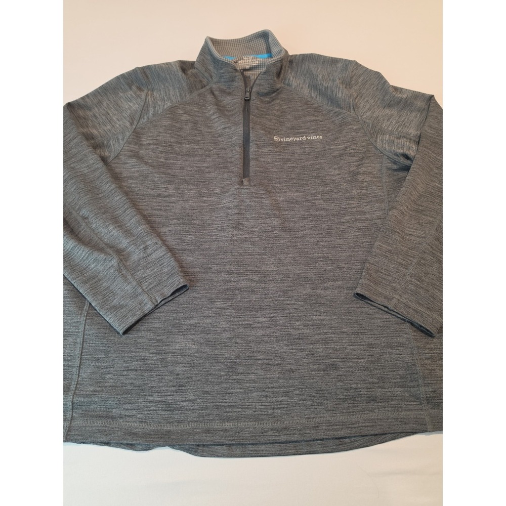 vineyard vines performance 1/2 zip Mens XL Long Sleeve Mock Neck Sweater